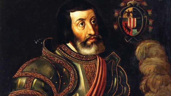Retrato de Hernán Cortés